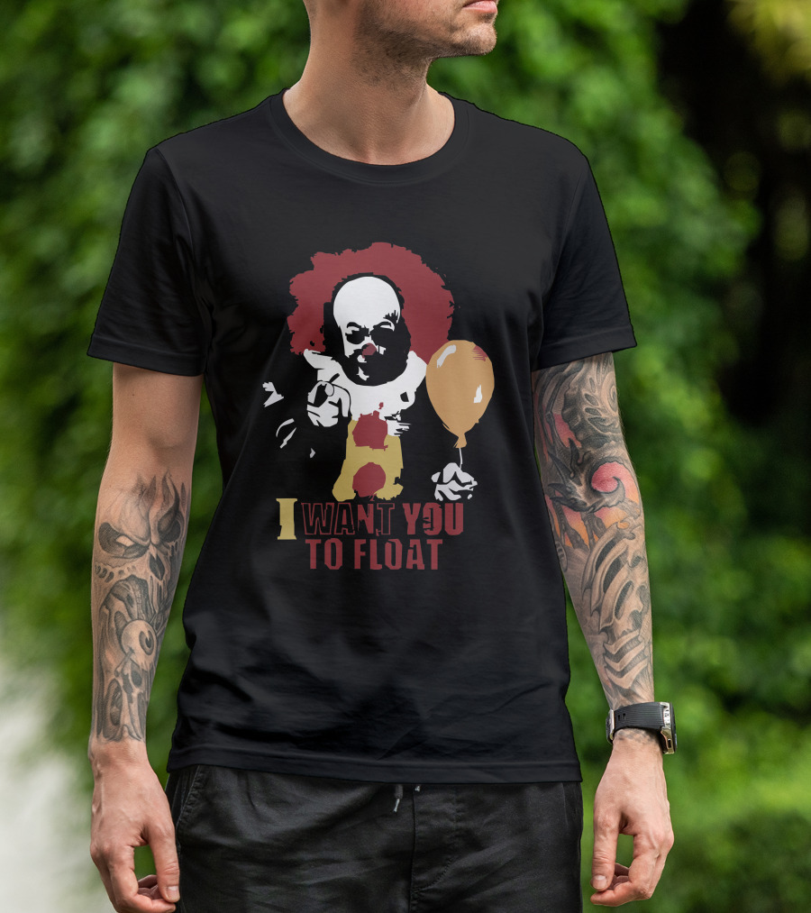 I Want You To Float Pennywise Clown Balloon T-Shirt