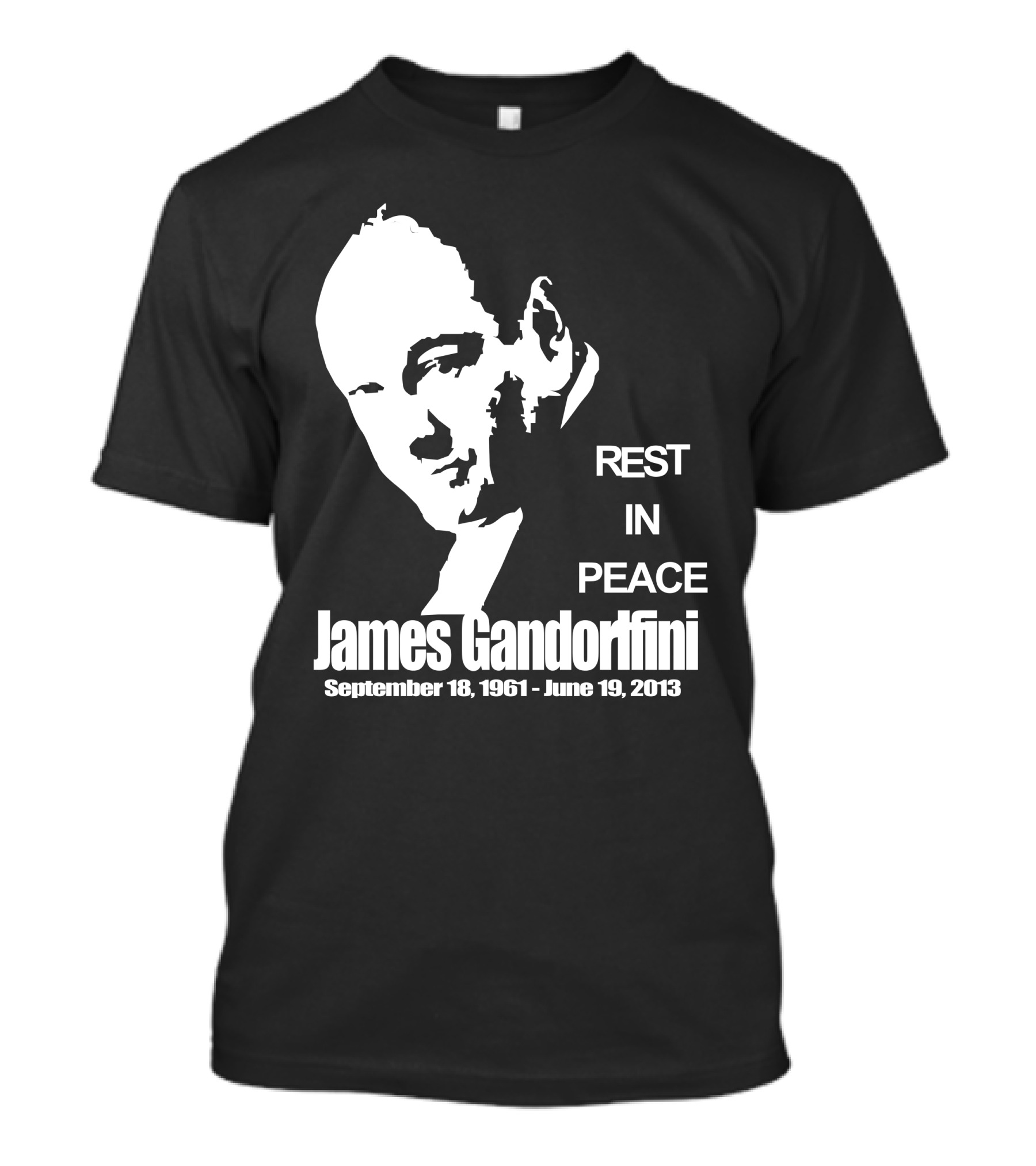 Rest In Peace James Gandolfini September 18 1961 June 19 2013 T-Shirt