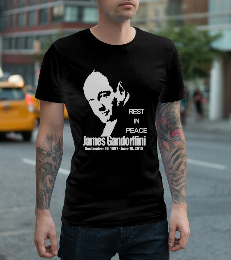 Rest In Peace James Gandolfini September 18 1961 June 19 2013 T-Shirt