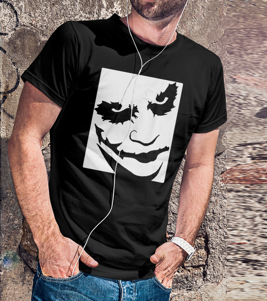 Joker Face Iconic Grinning Mask T-Shirt