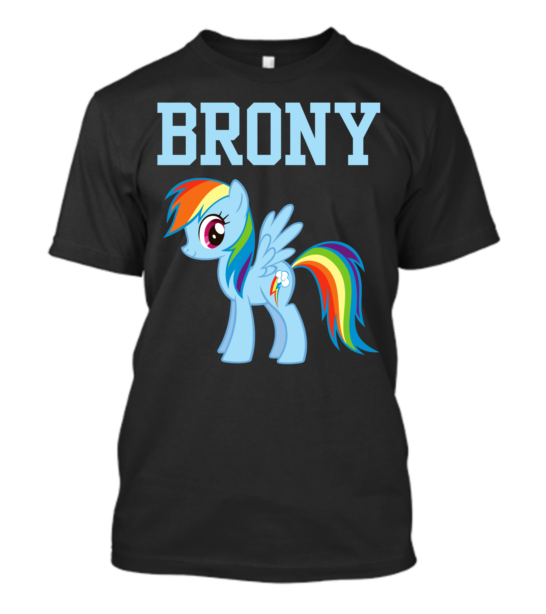 Brony Rainbow Dash My Little Pony Fan T-Shirt
