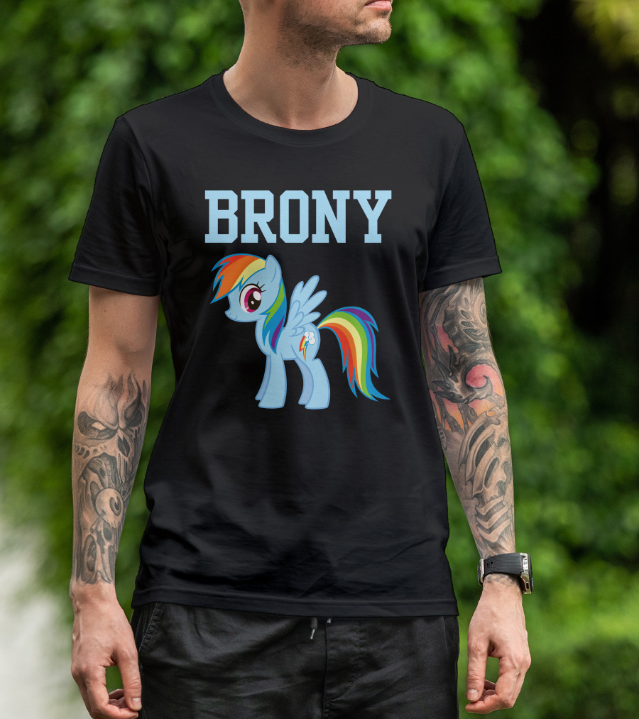Brony Rainbow Dash My Little Pony Fan T-Shirt