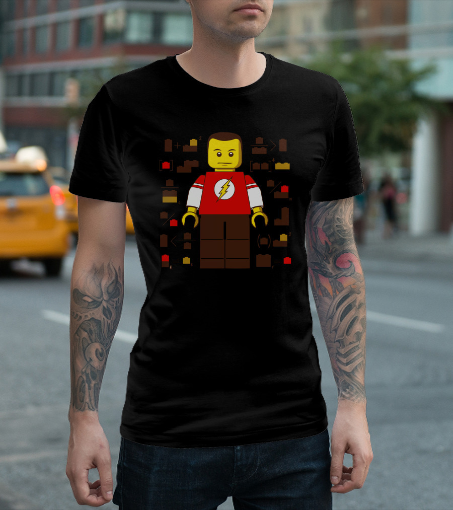 Highly Illogical Flash Minifigure Combination T-Shirt