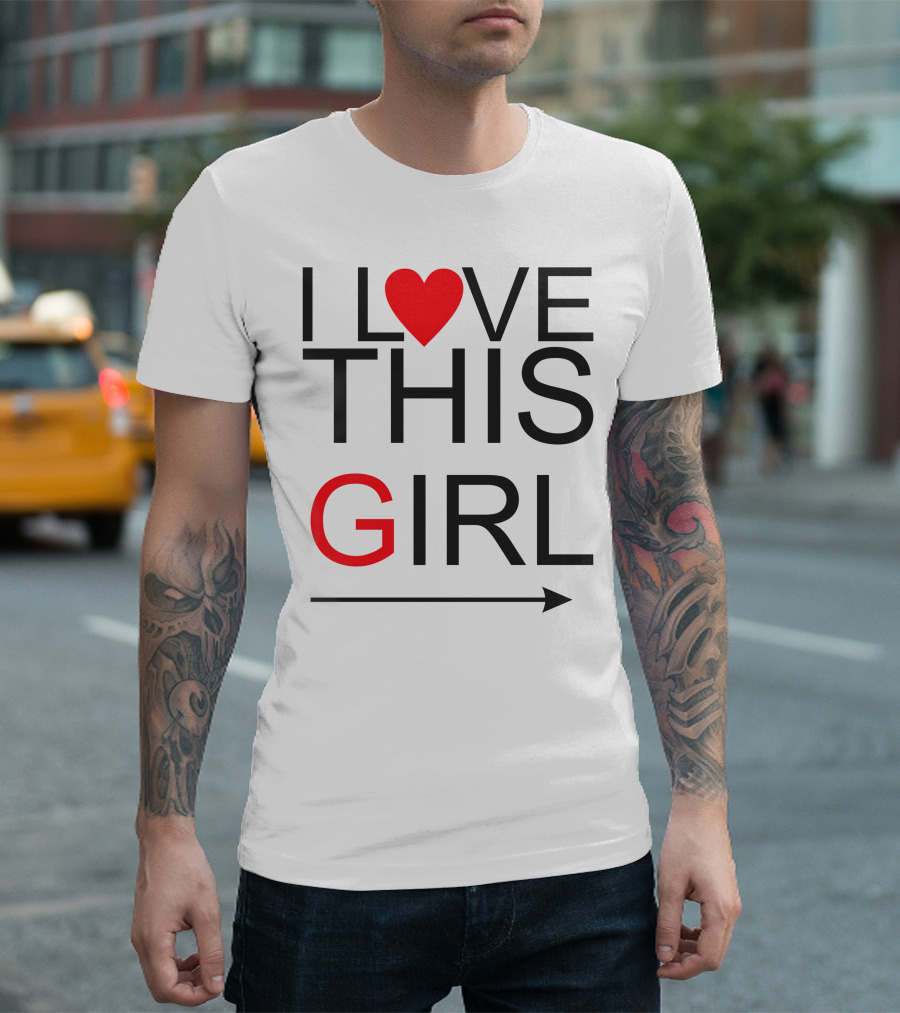I Heart This Girl with Arrow T-Shirt