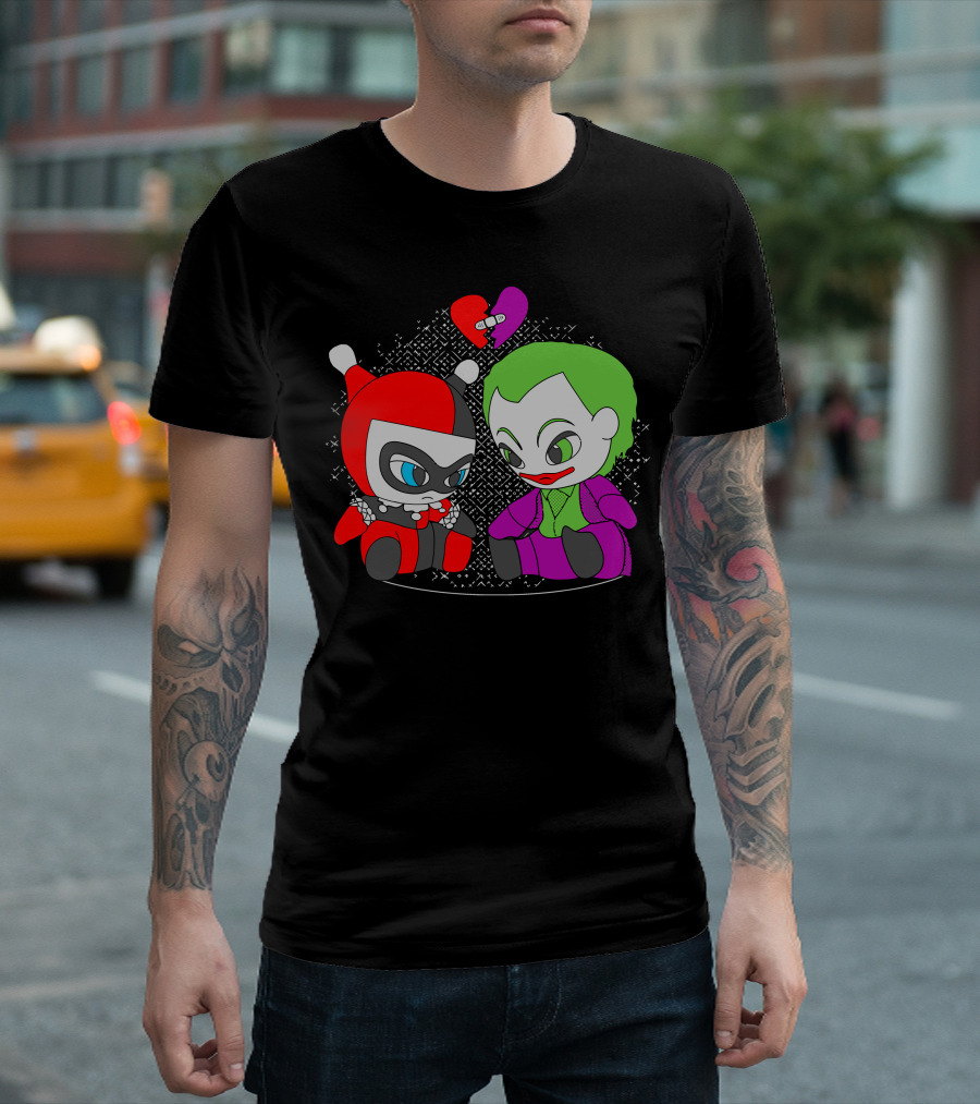 Harley Quinn and Joker Impossible Love T-Shirt