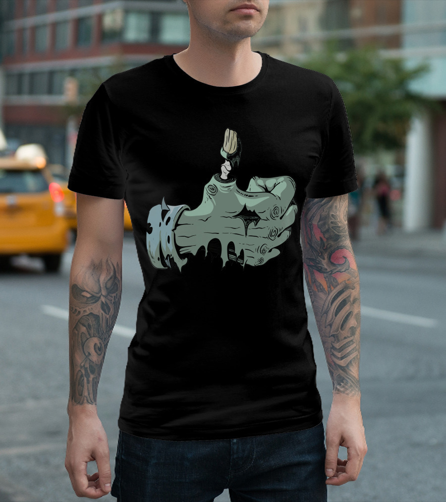Zombie Like Thumbs Up Hand T-Shirt