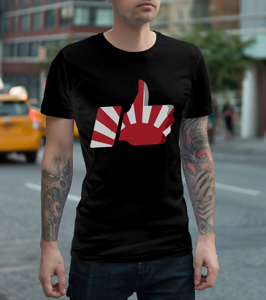 Rising Sun Thumbs Up Like T-Shirt