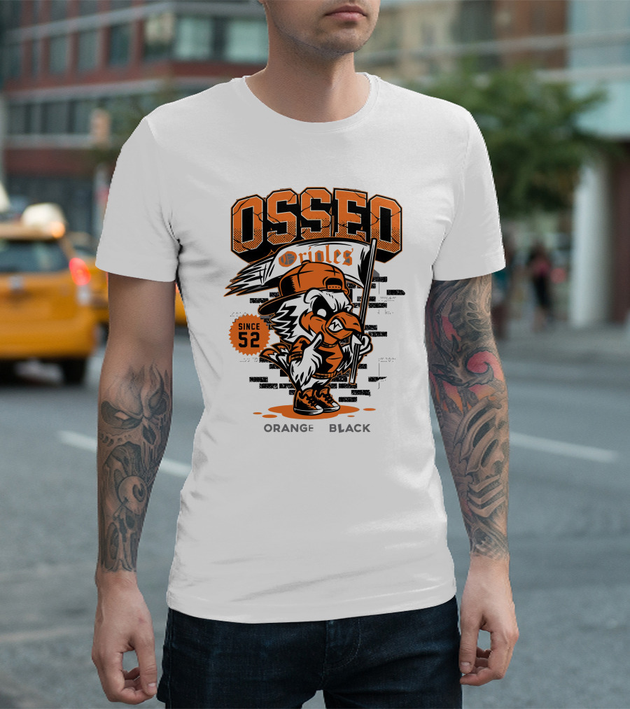 Osseo Orioles Since 52 Orange And Black T-Shirt