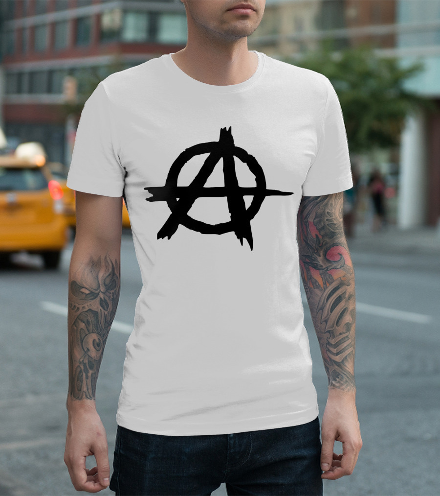 Anarchy Symbol Black T-Shirt