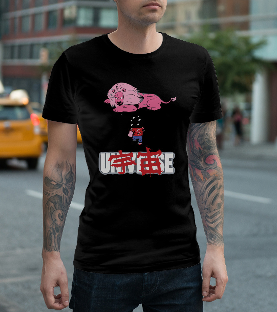 Akira Universe Steven Pink Lion Confrontation T-Shirt