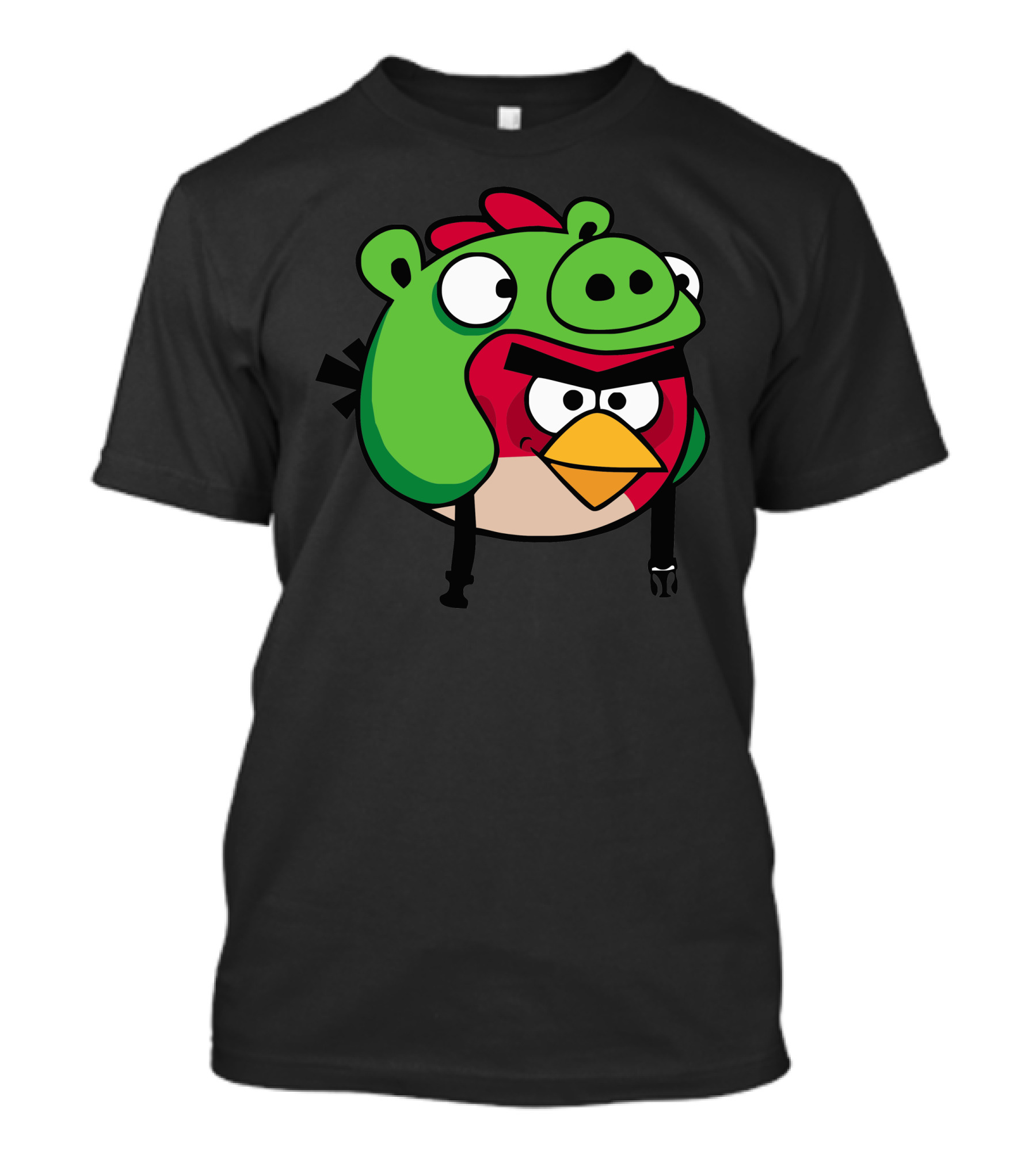 Angry Birds Crossover Pig Costume Character T-Shirt