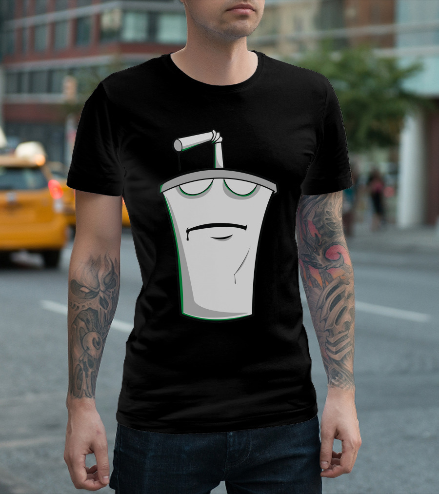 Aqua Teen Hunger Force Master Shake Character Retro Cartoon T-Shirt