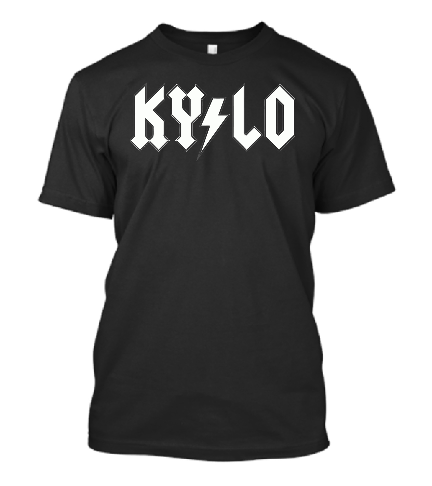 KYLO Back In Black Style Lightning T-Shirt