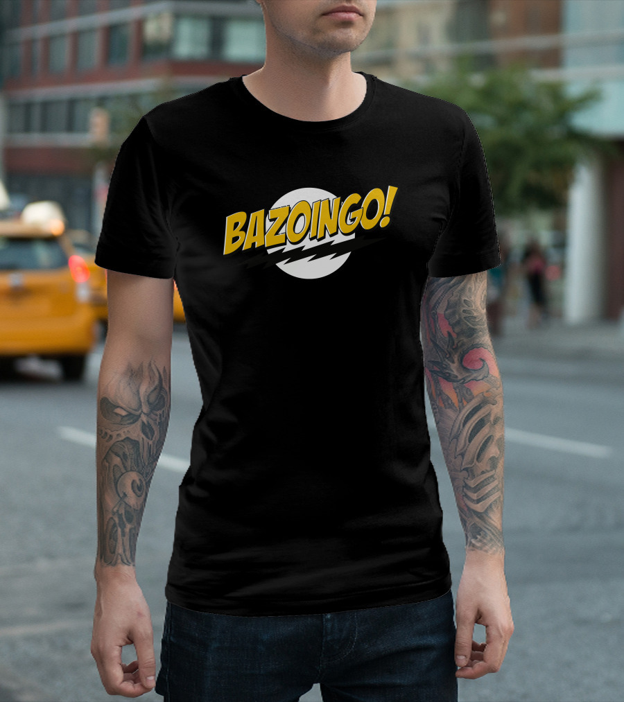 Bazoingo Bold Retro Exclamation with Comic-Style Impact T-Shirt