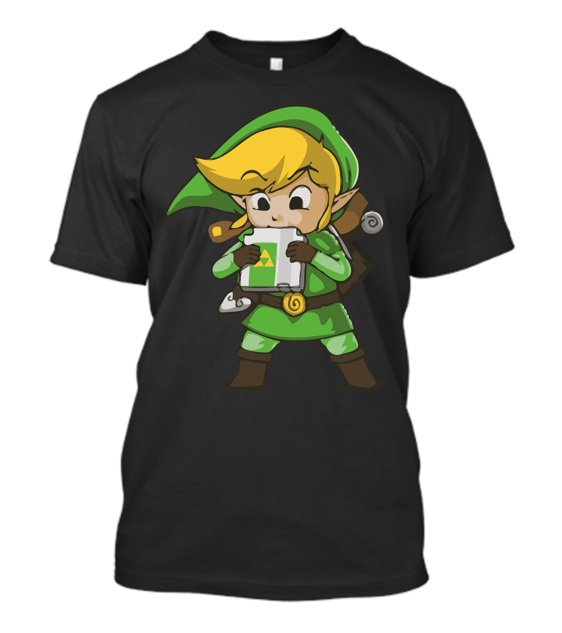 Blowing Bits Legend Triforce Adventure Hero T-Shirt