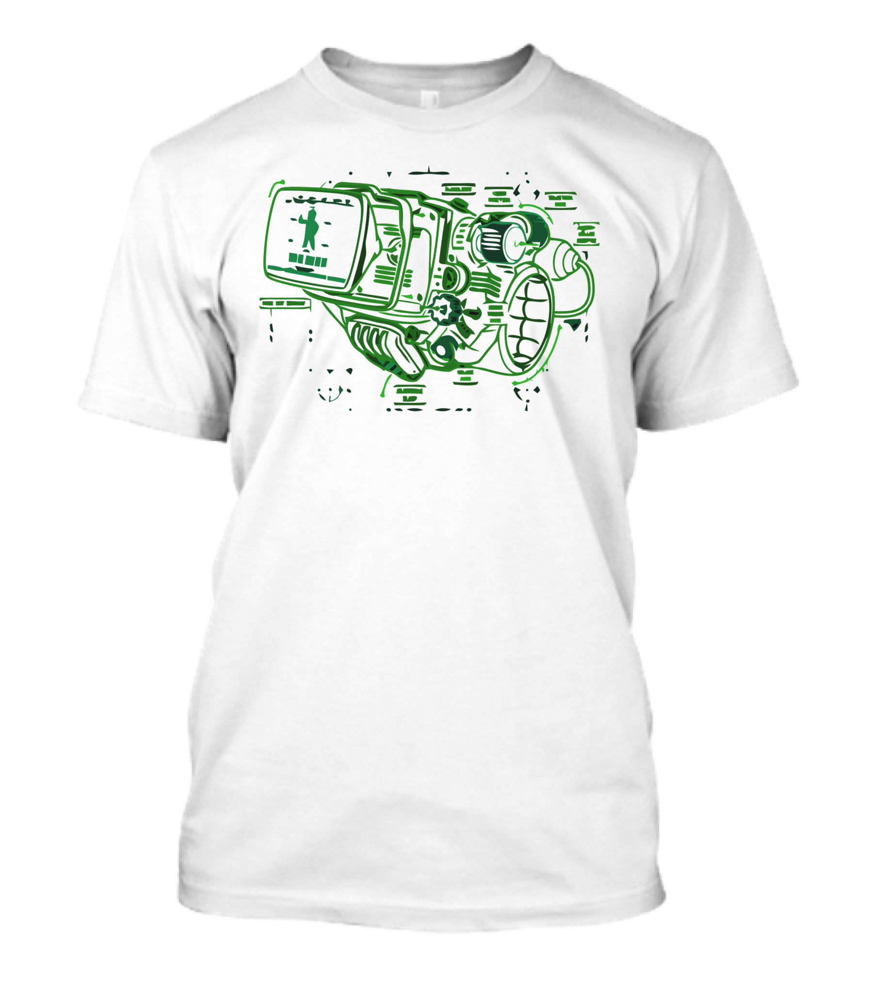 Pip-Boy Blueprint Mark Gaming Gear T-Shirt