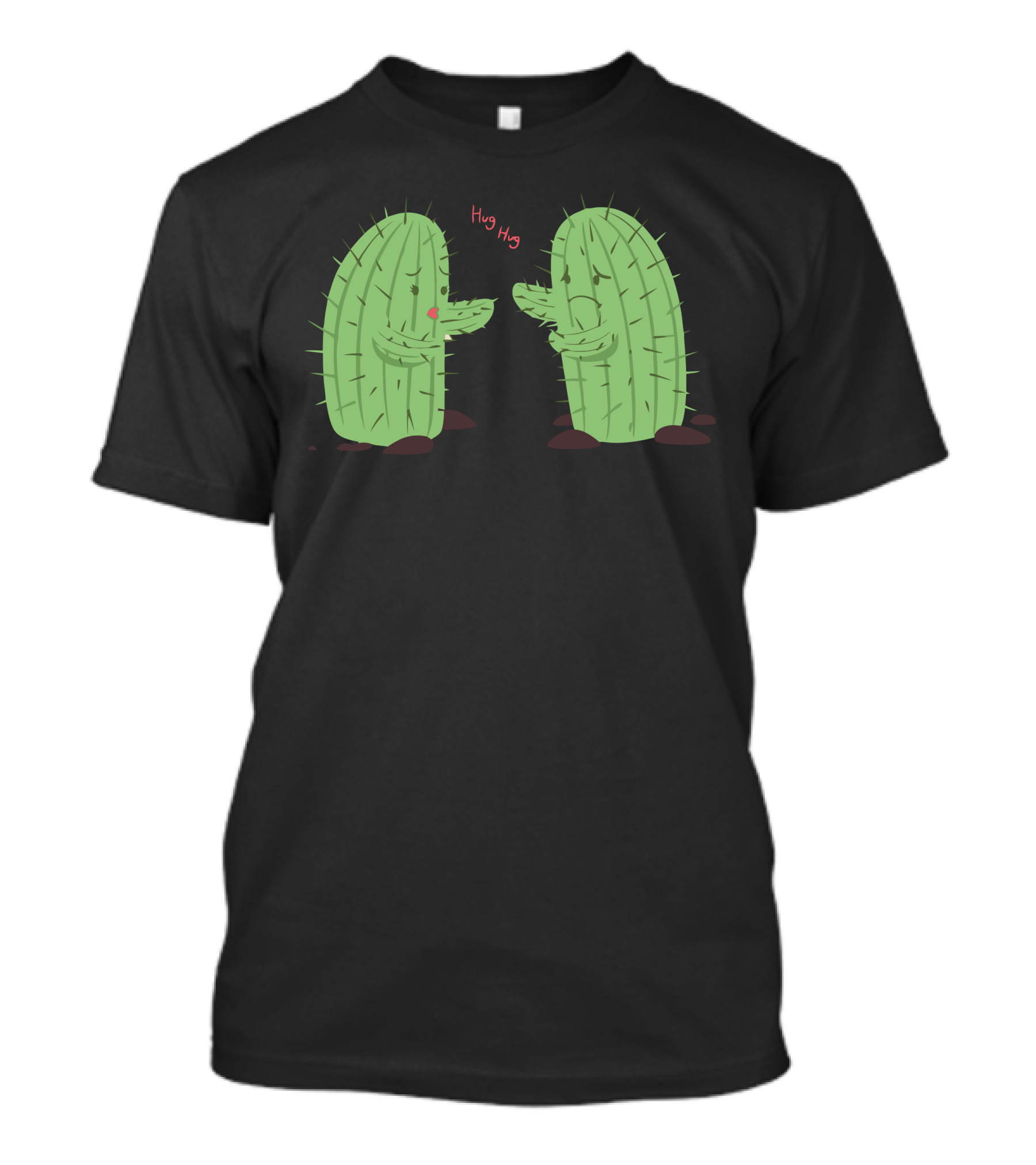Cactus Hug Hug Lover T-Shirt