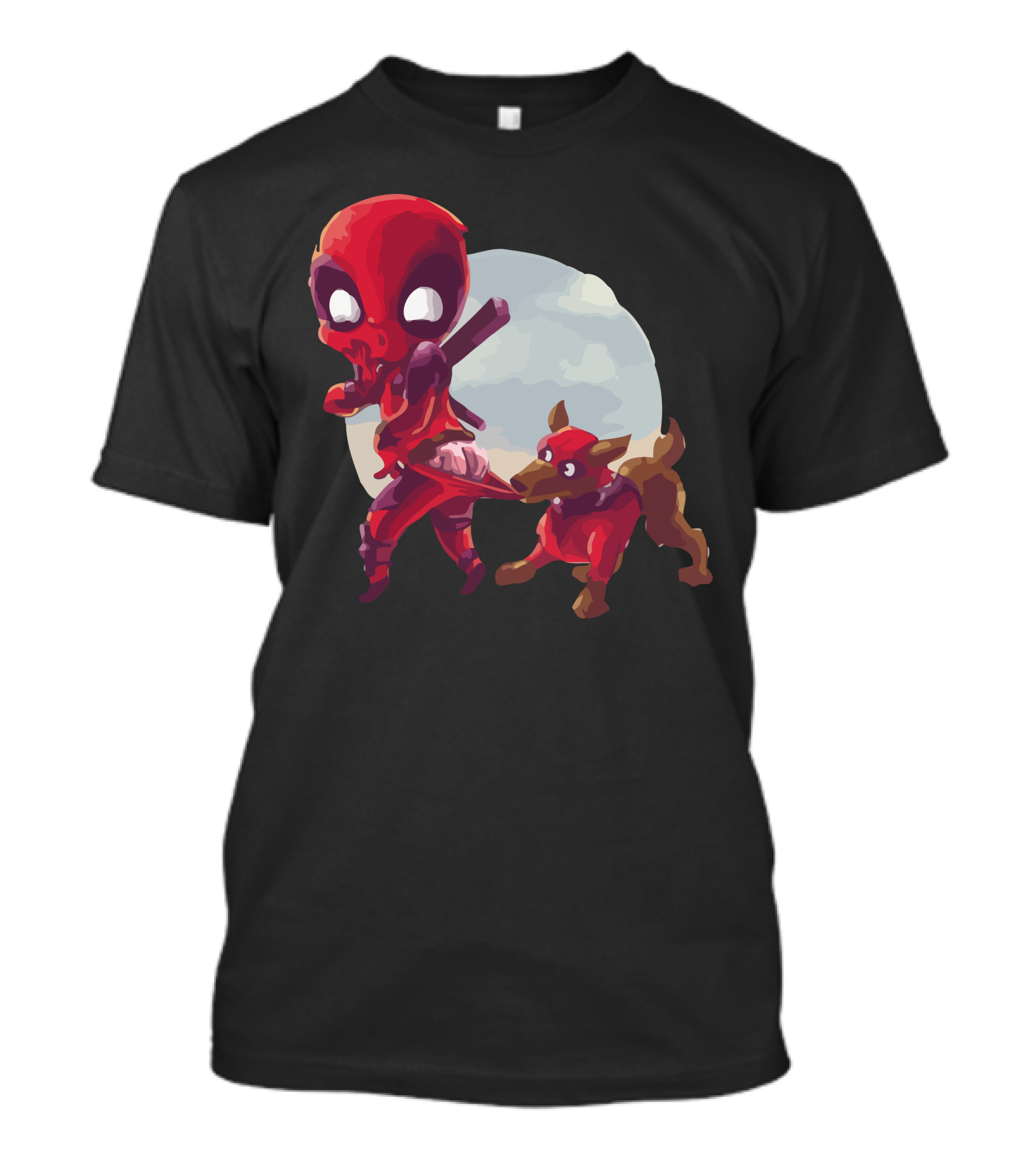 Copperpool And Red Dog Ninja Moon Adventure T-Shirt