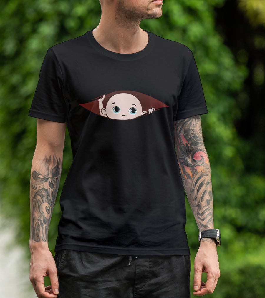 Disculpame Ya Es Octubre Baby Peeking Out T-Shirt