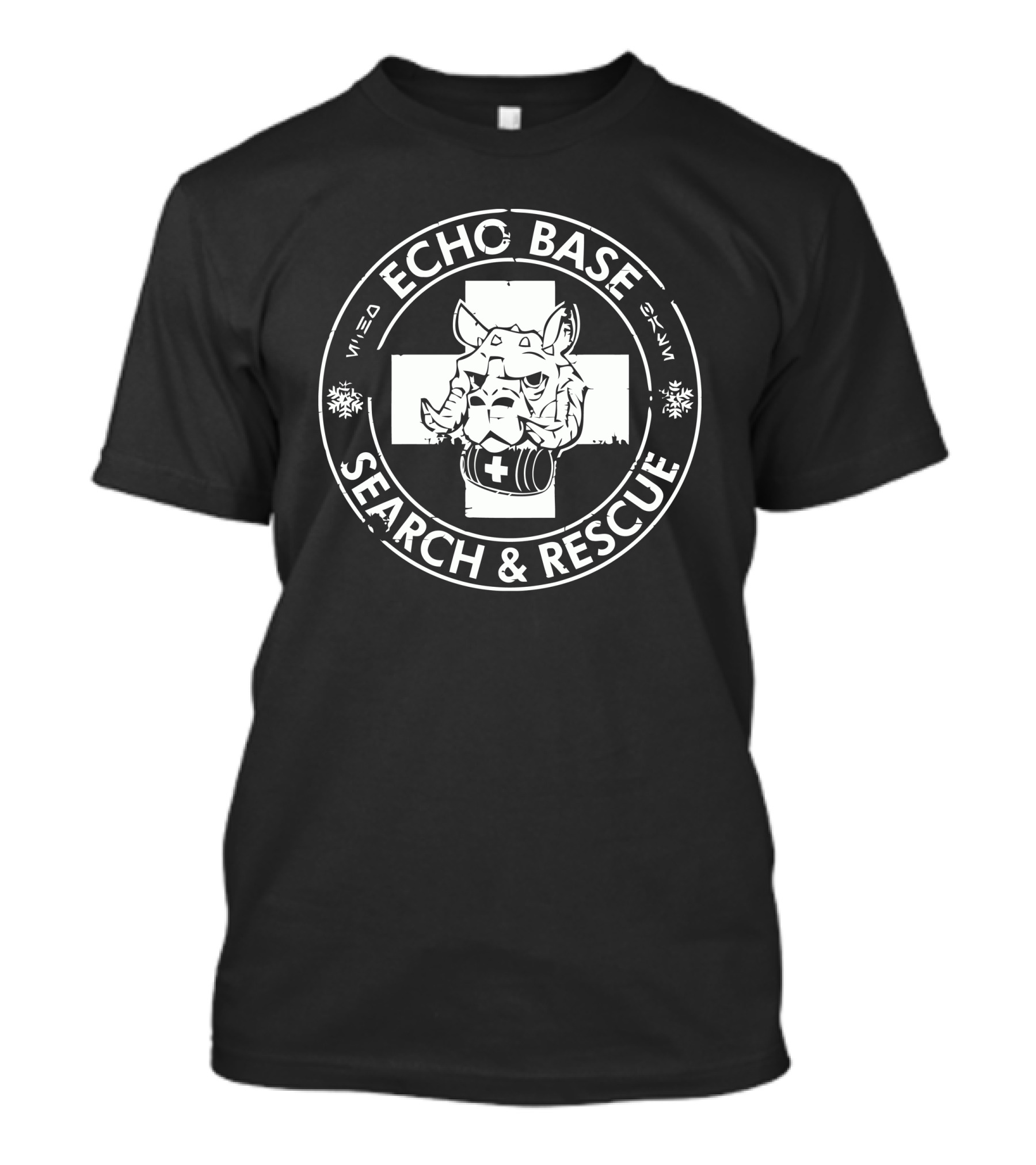 Echo Base Search And Rescue Tauntaun Snow Emblem T-Shirt