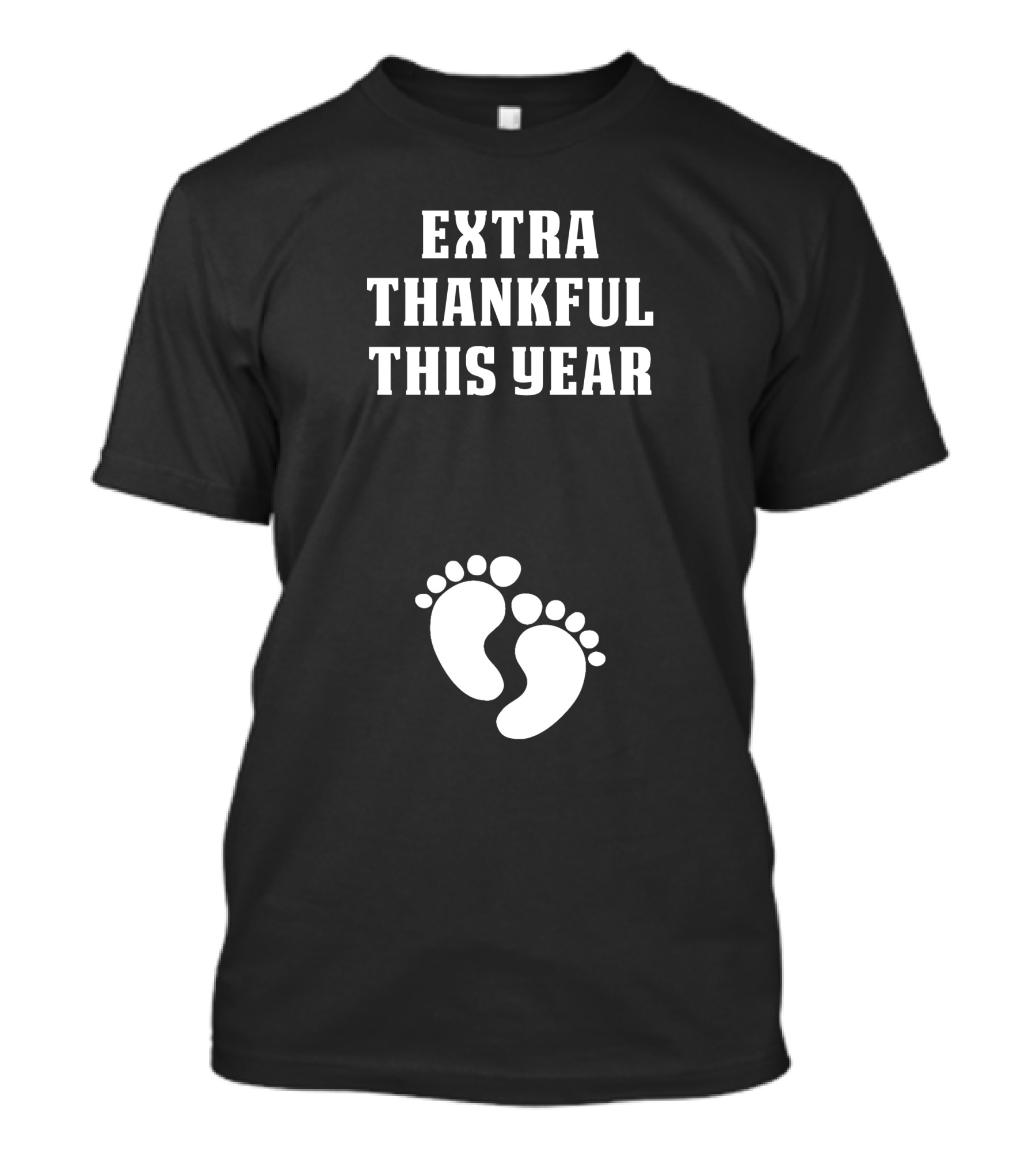 Extra Thankful This Year Baby Footprints T-Shirt