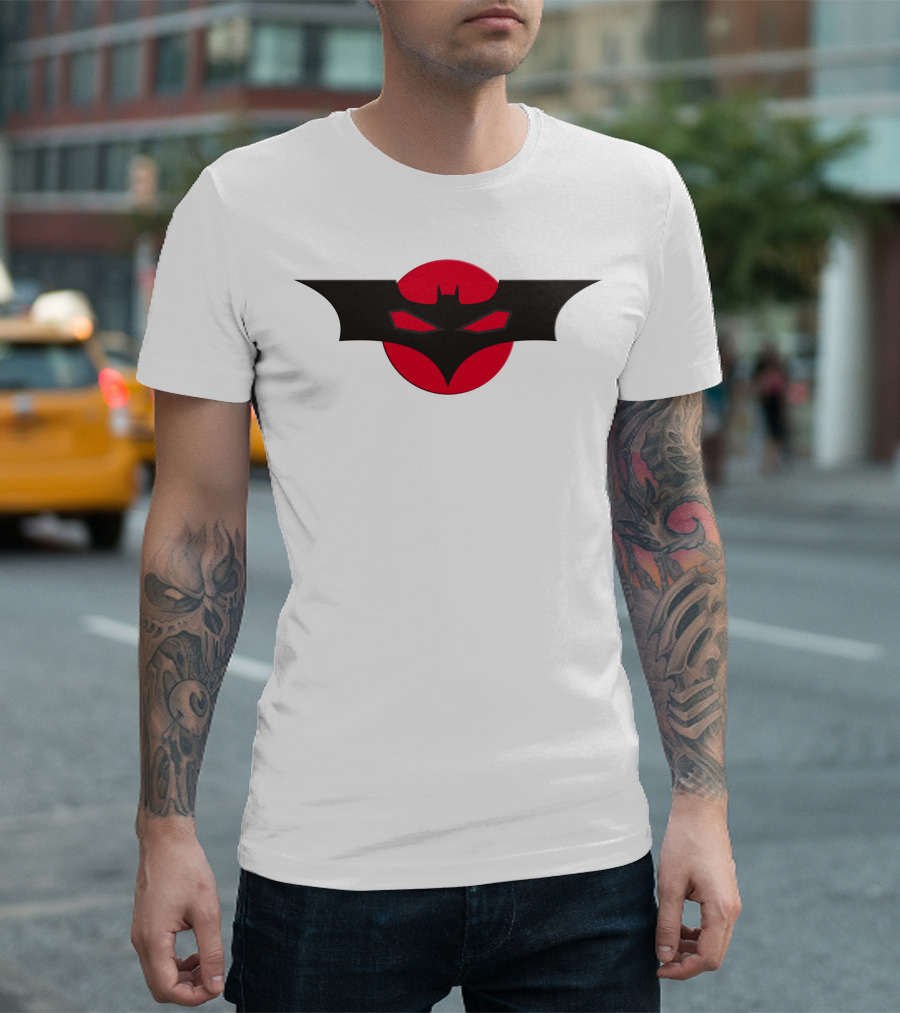 Eye Man Super Bat Symbol Red Circle T-Shirt