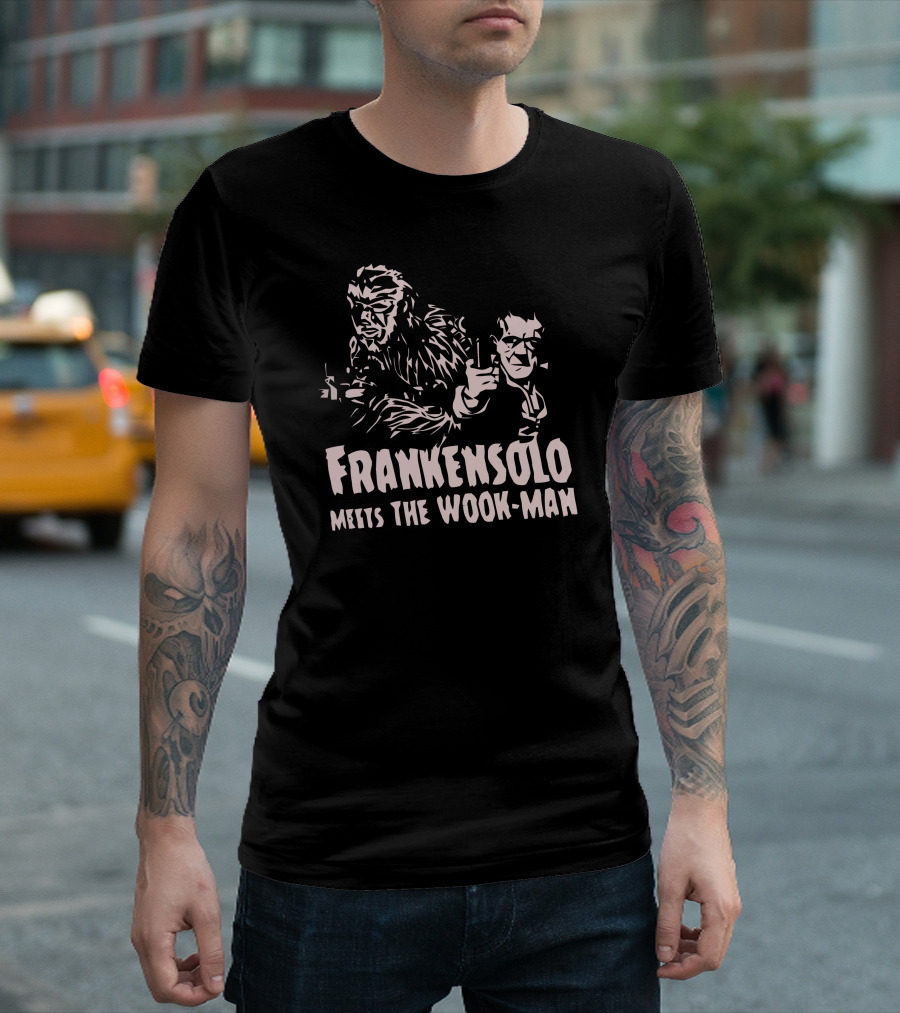 Frankensolo Meets The Wook-Man Monster Fusion Adventure T-Shirt