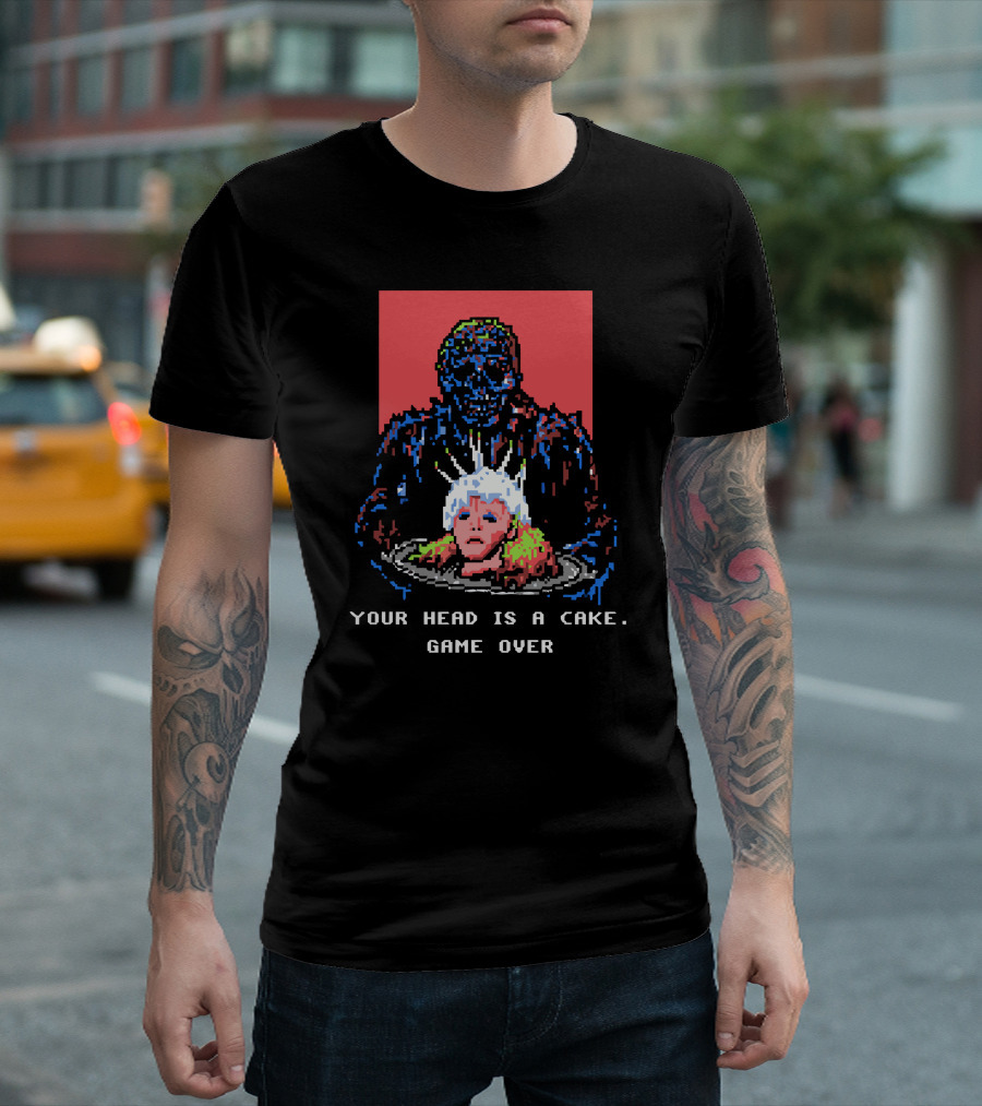 Your Head Is A Cake Game Over Bedelia T-Shirt