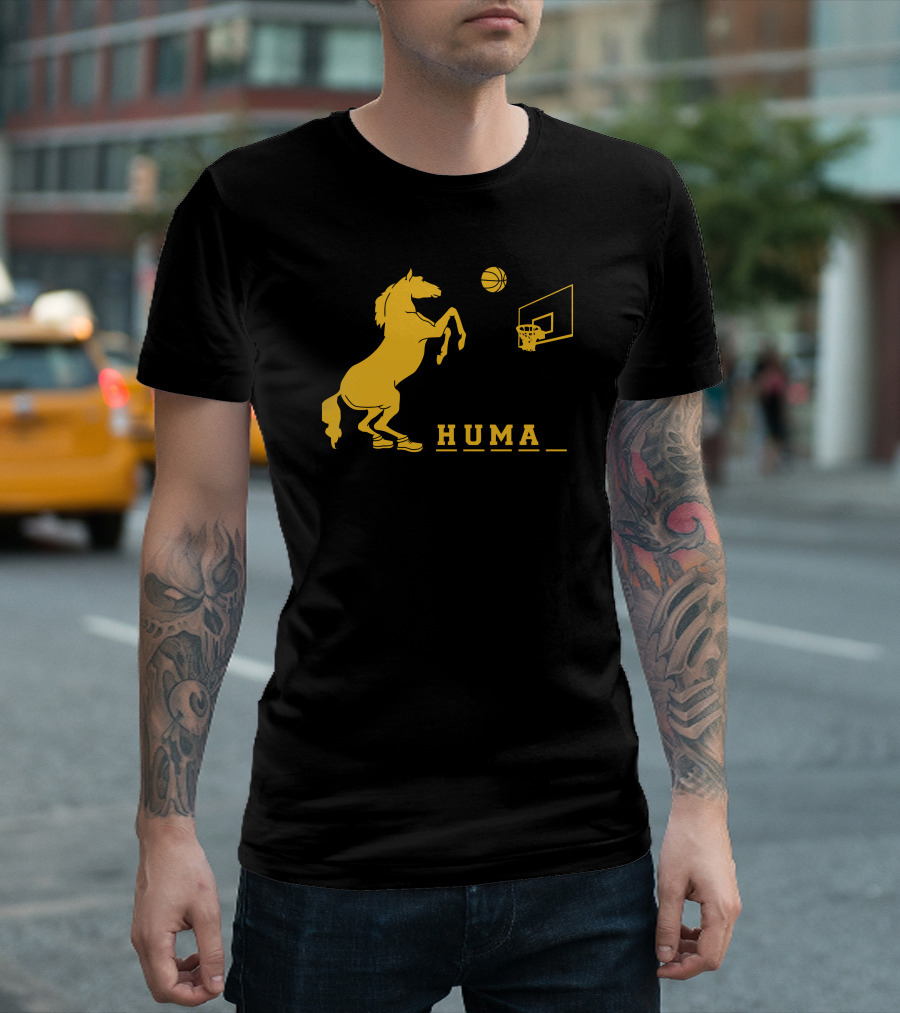 Huma Basketball Horse T-Shirt
