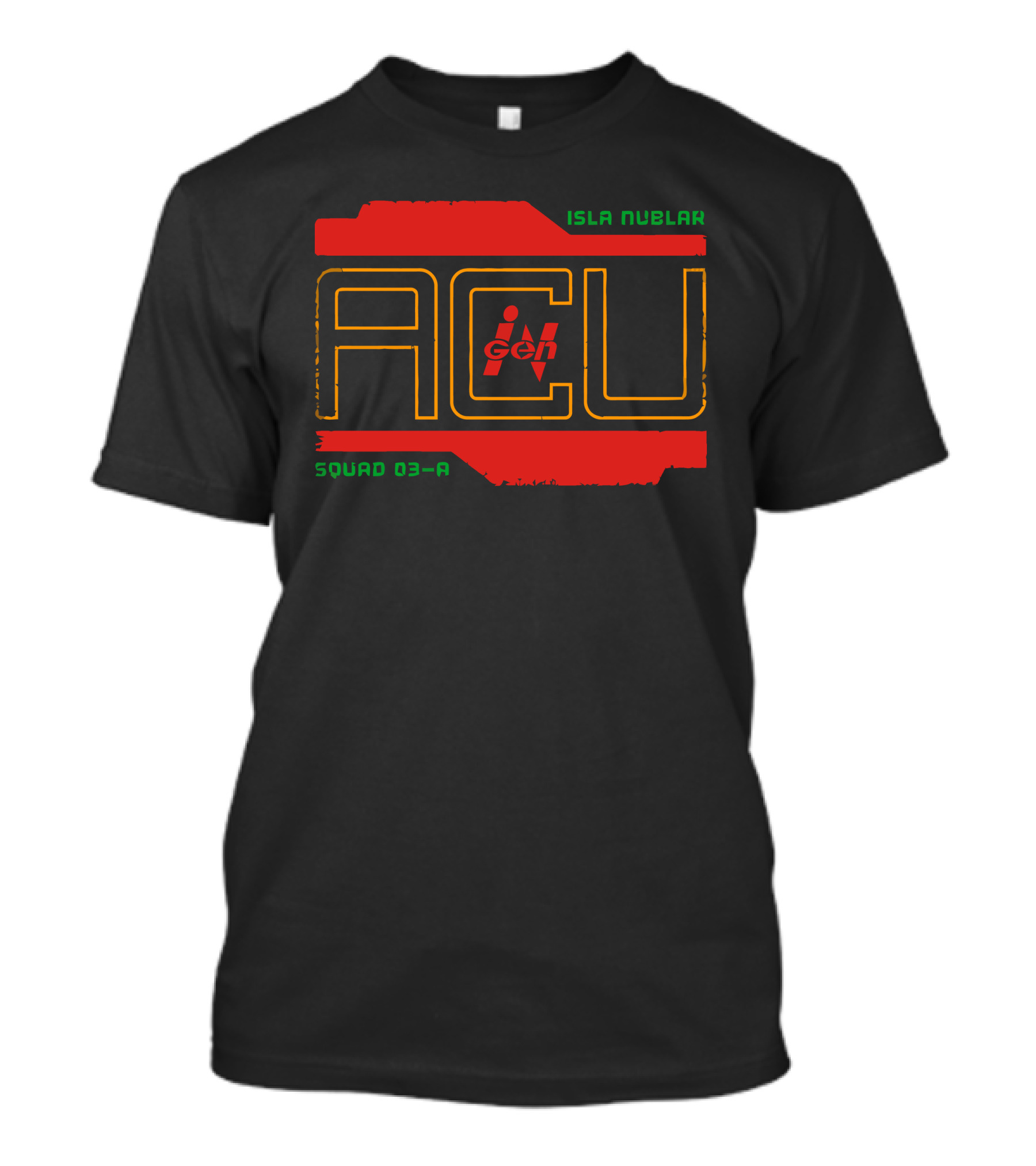 Isla Nublar ACU InGen Squad 03-A T-Shirt
