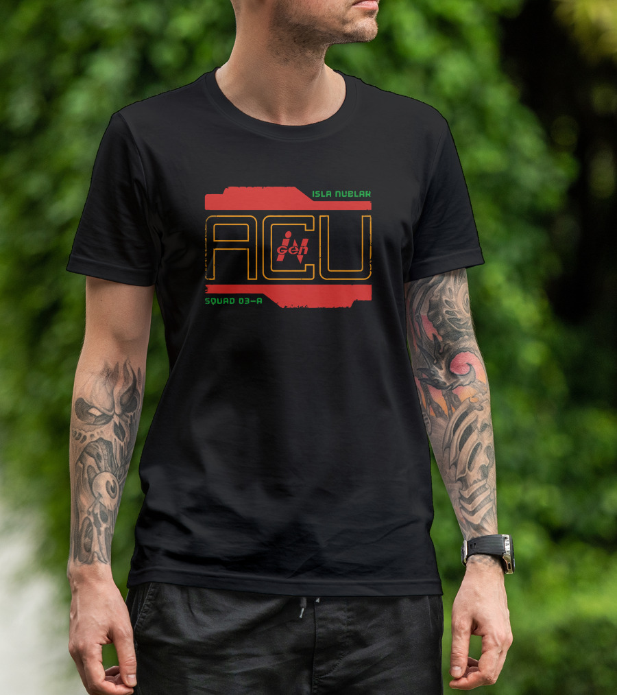Isla Nublar ACU InGen Squad 03-A T-Shirt