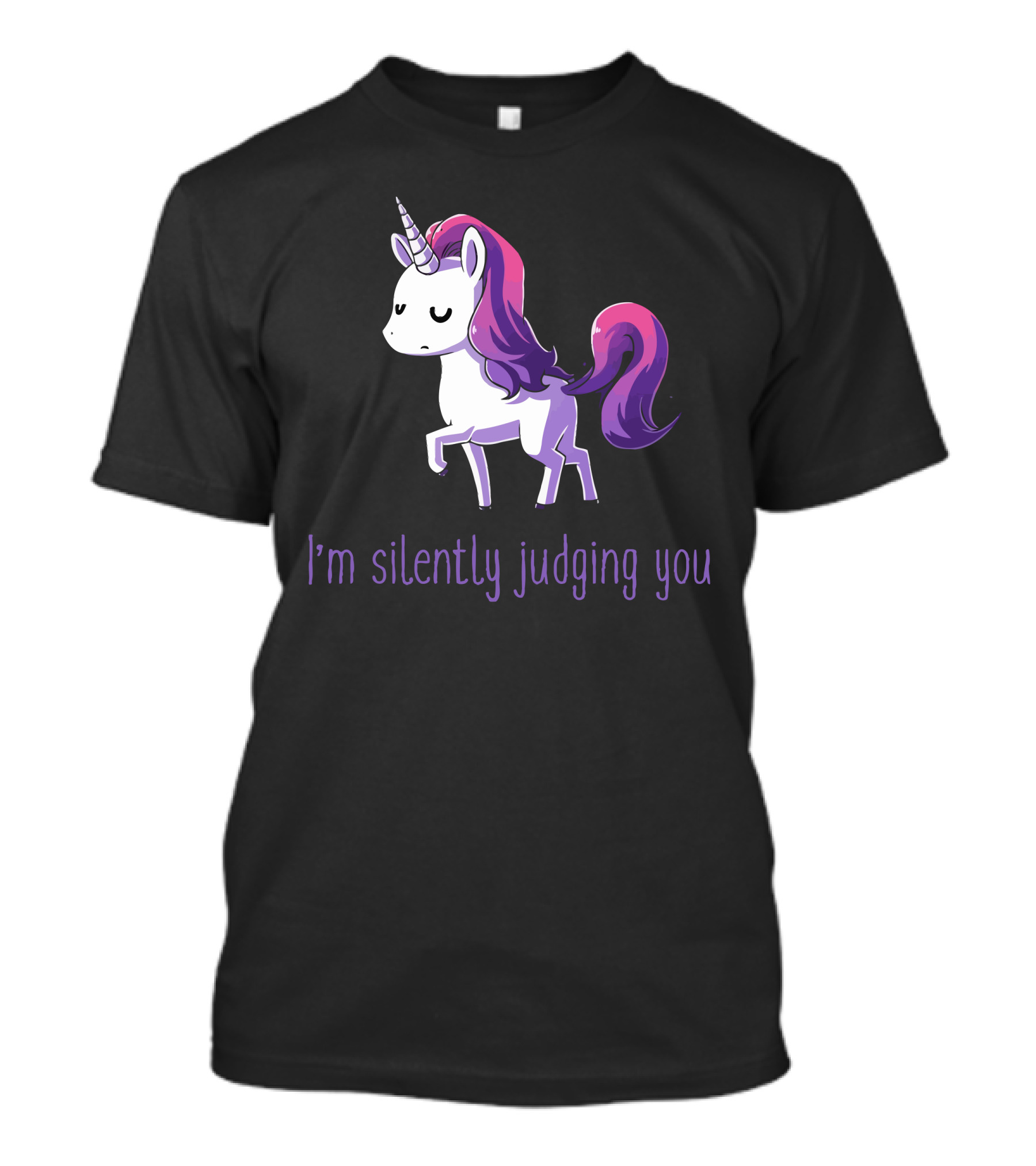 I'm Silently Judging You Unicorn T-Shirt