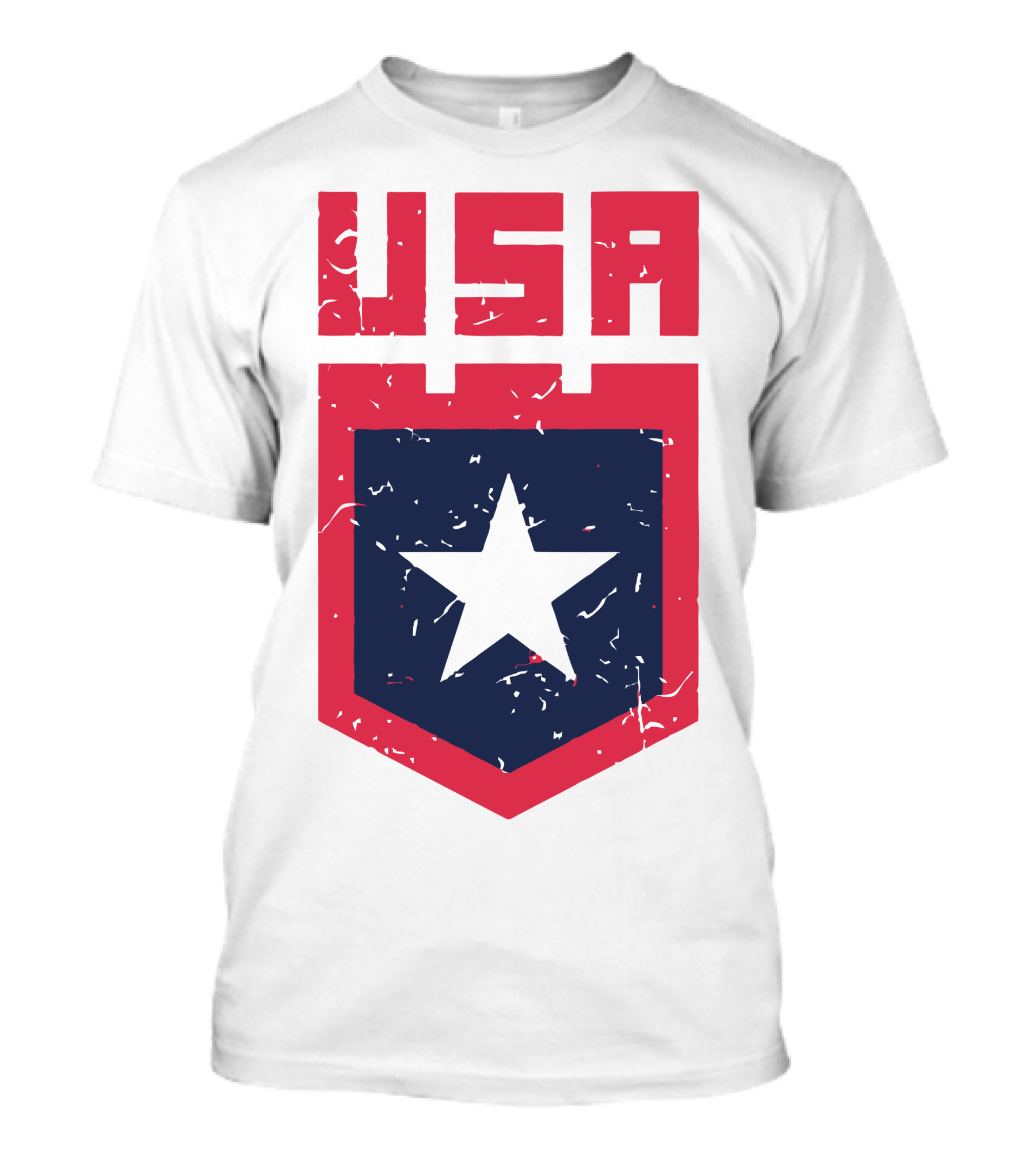 USA Star Shield Land Of The Free T-Shirt