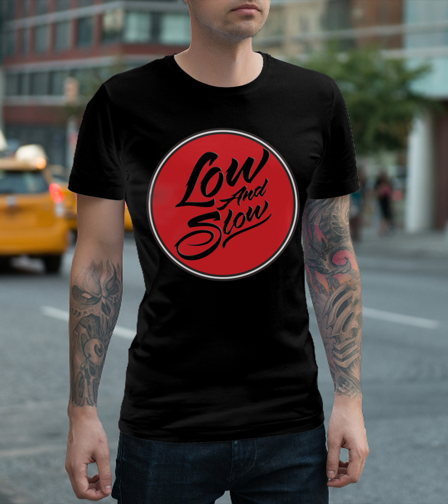 Low and Slow Red Circle T-Shirt
