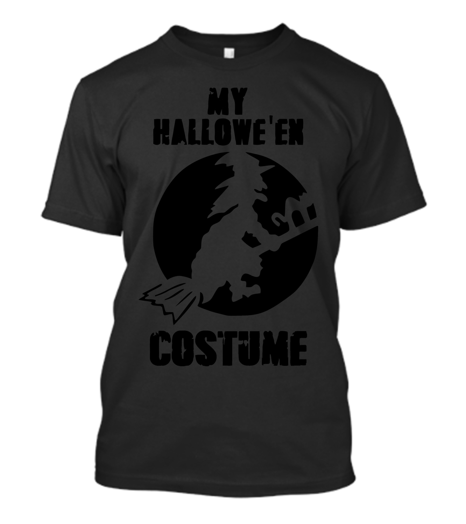 MY HALLOWE'EN COSTUME WITCH BROOMSTICK T-Shirt