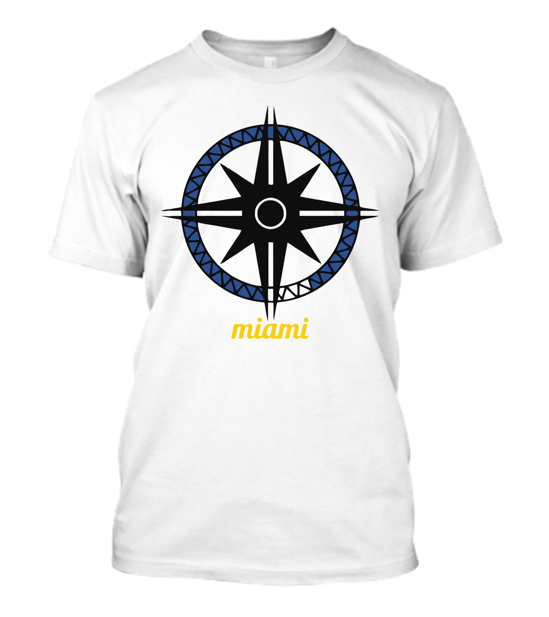 Ocean Lover Miami Compass T-Shirt