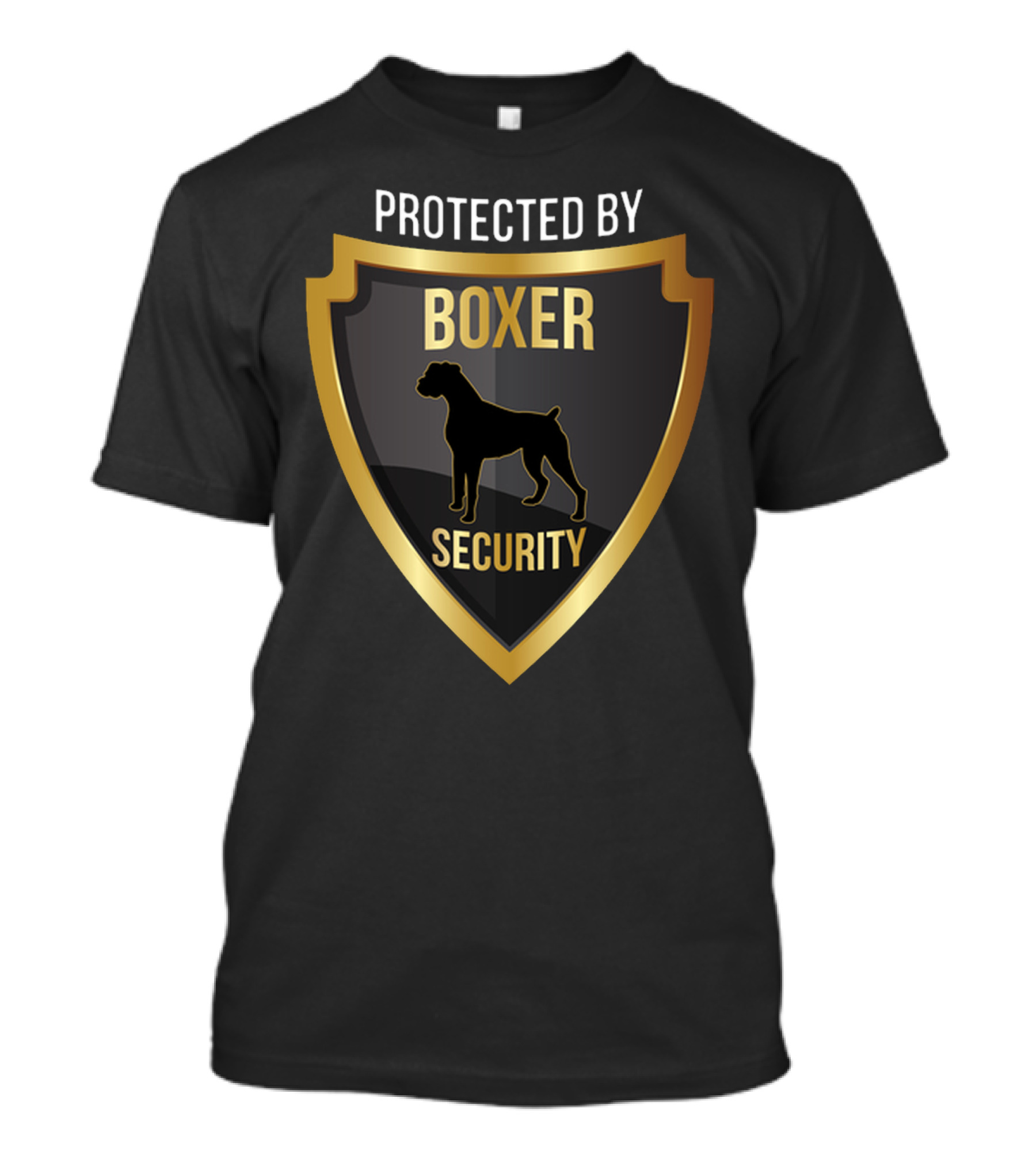 Protected By Boxer Security Shield T-Shirt