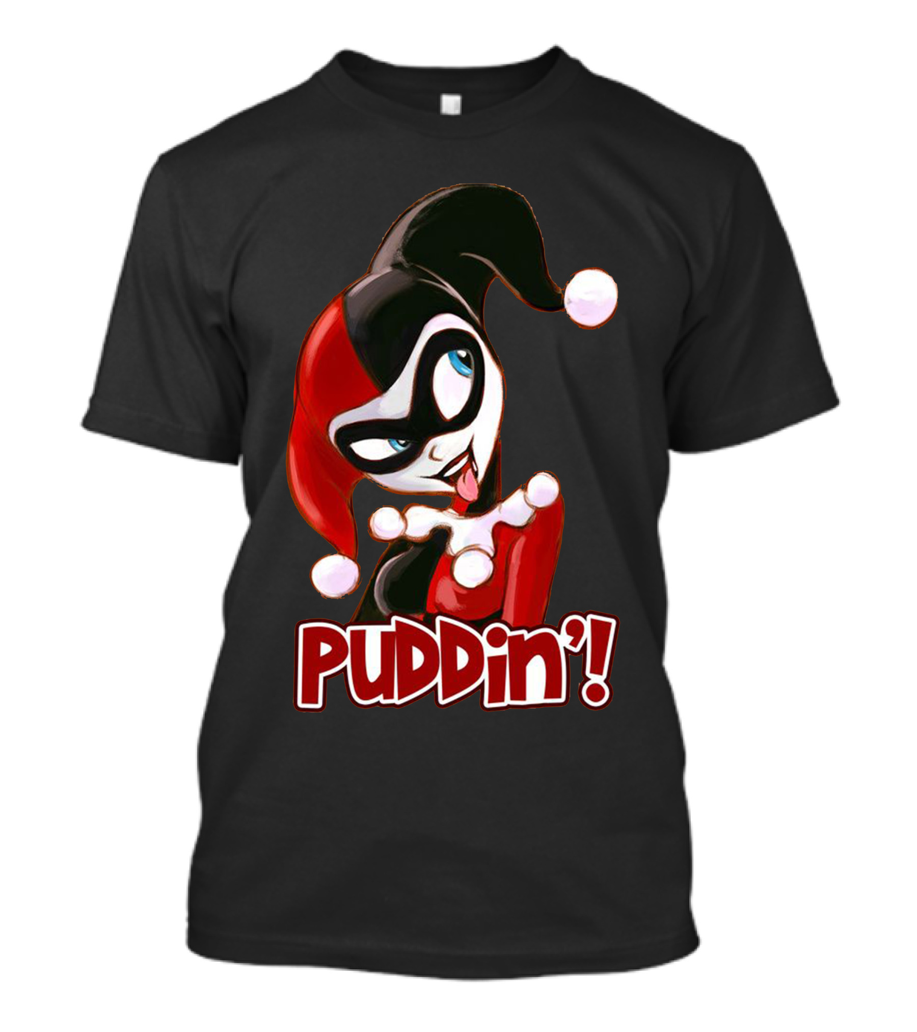 Harley Quinn Puddin' Iconic Jester T-Shirt