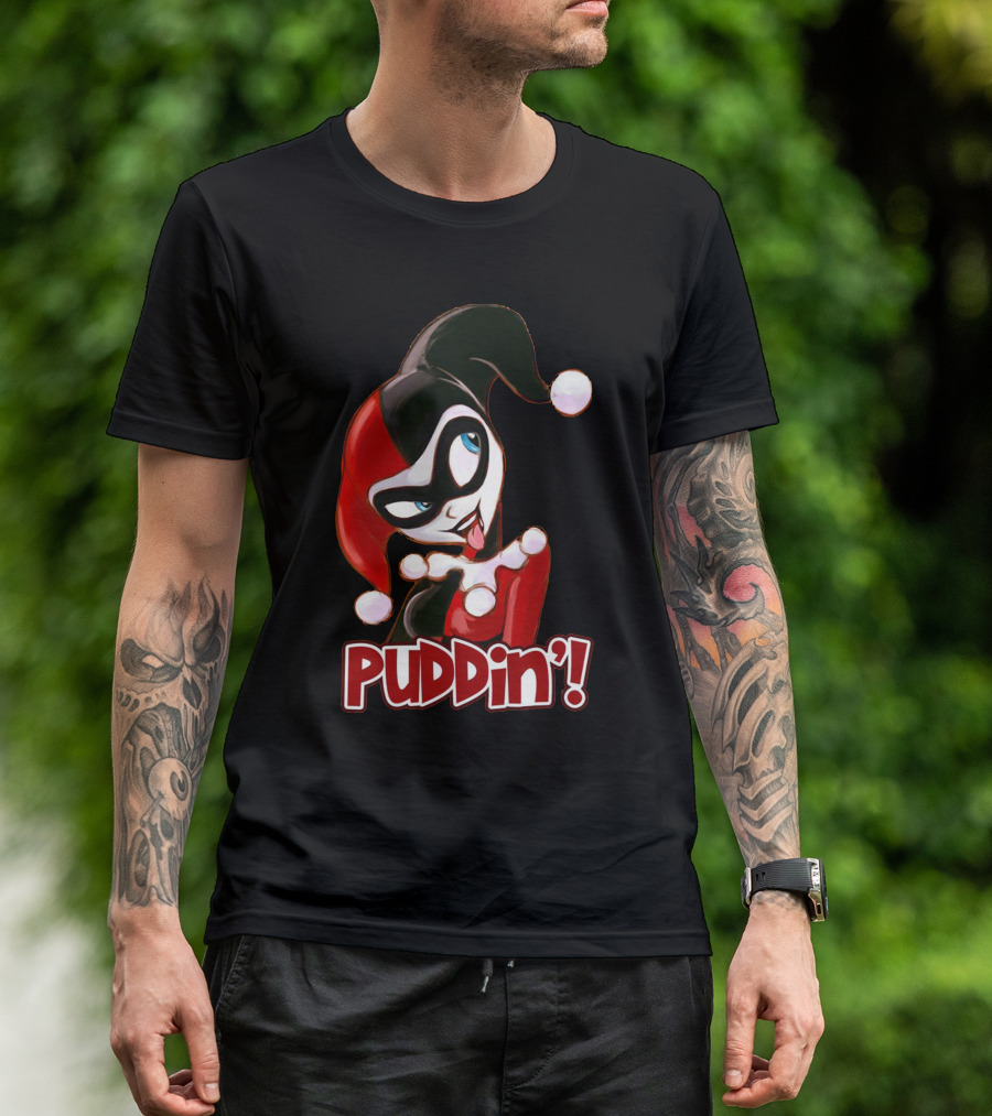Harley Quinn Puddin' Iconic Jester T-Shirt