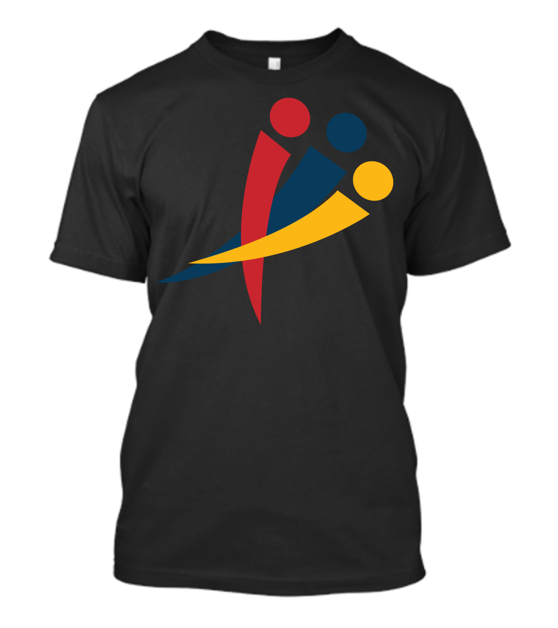 Red Blu Yellow Olympic Paralympic T-Shirt