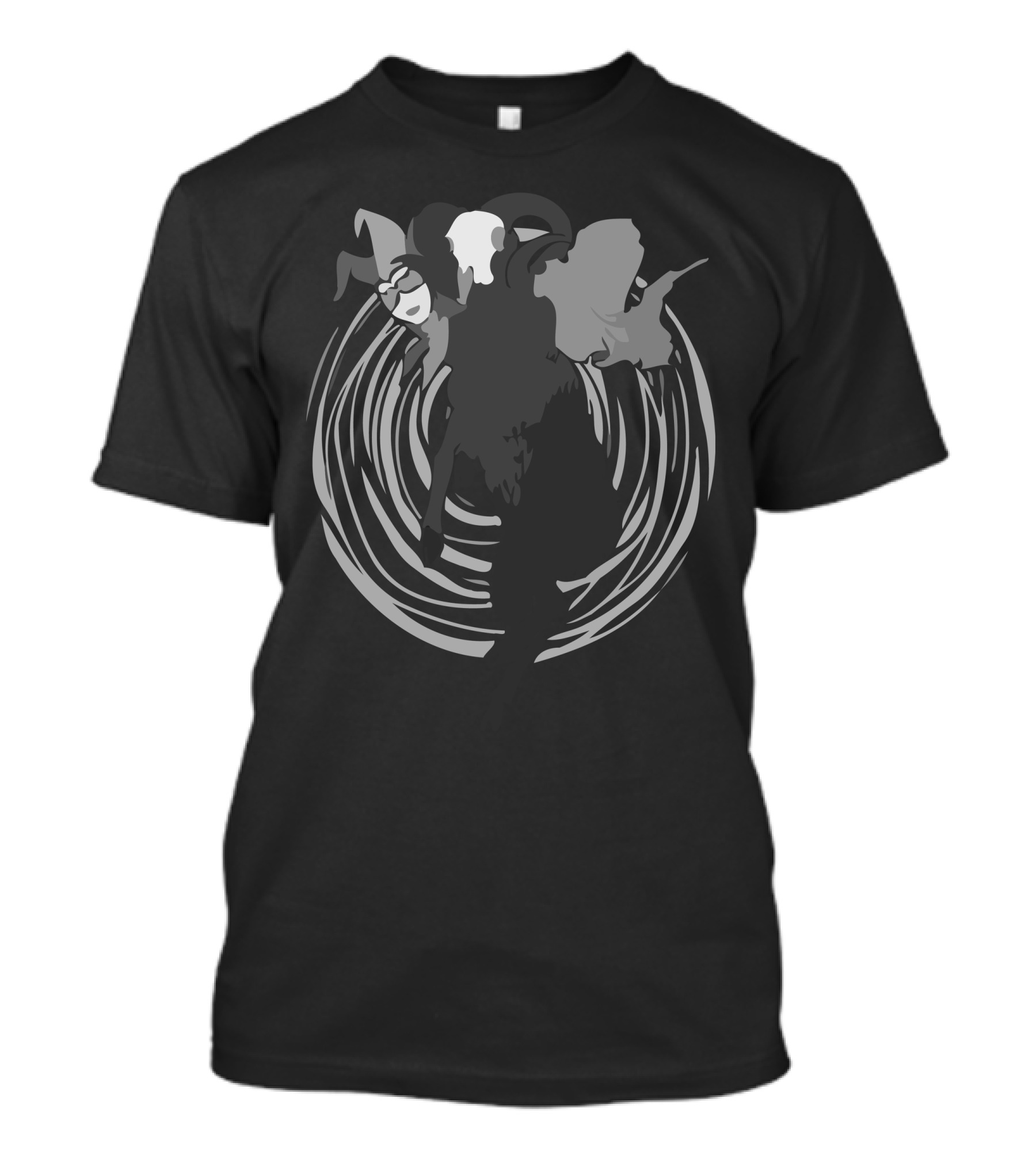 Seriously Strange Goat Masked Joker Chimera T-Shirt