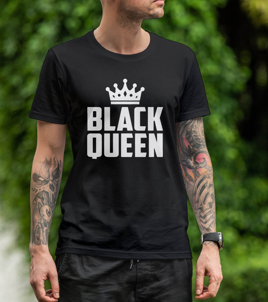 BLACK QUEEN Crown Empowerment T-Shirt