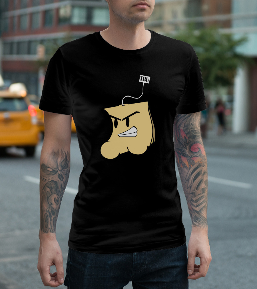 TBU Angry Yellow Character With Tag T-Shirt