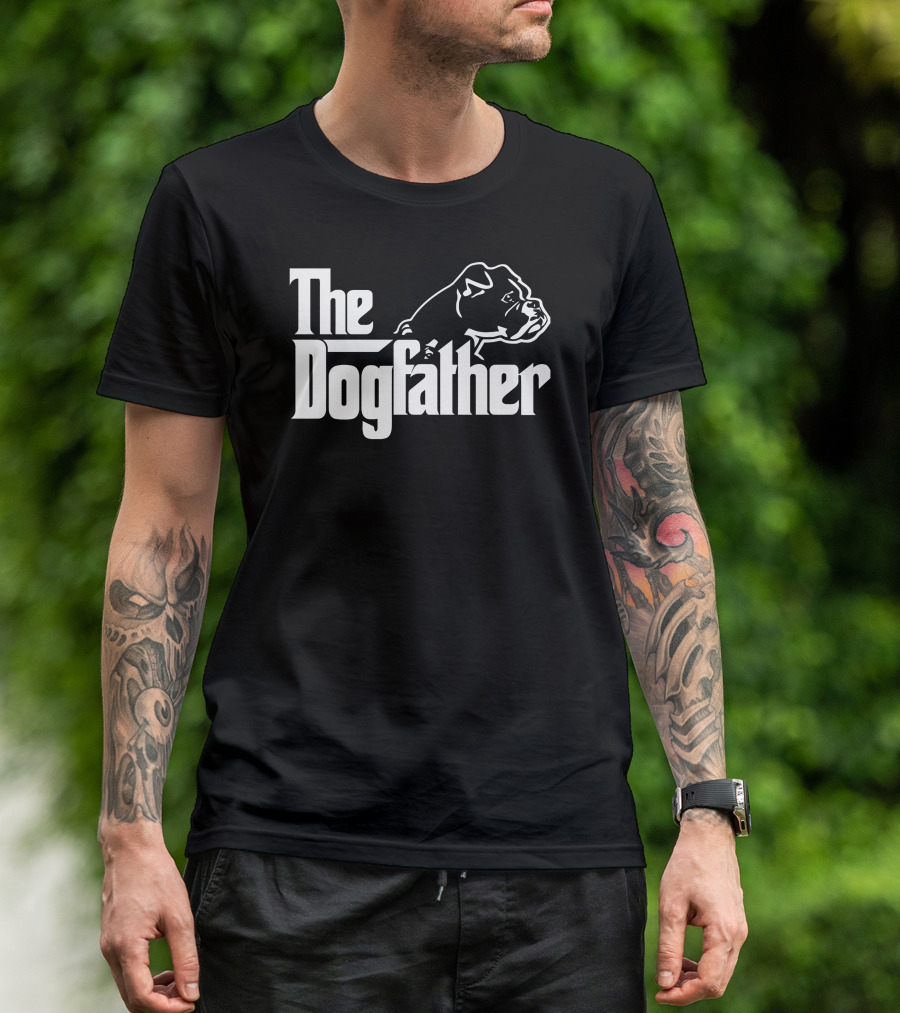 The Dogfather Boxer Parody Dog Breed Boxer Face T-Shirt