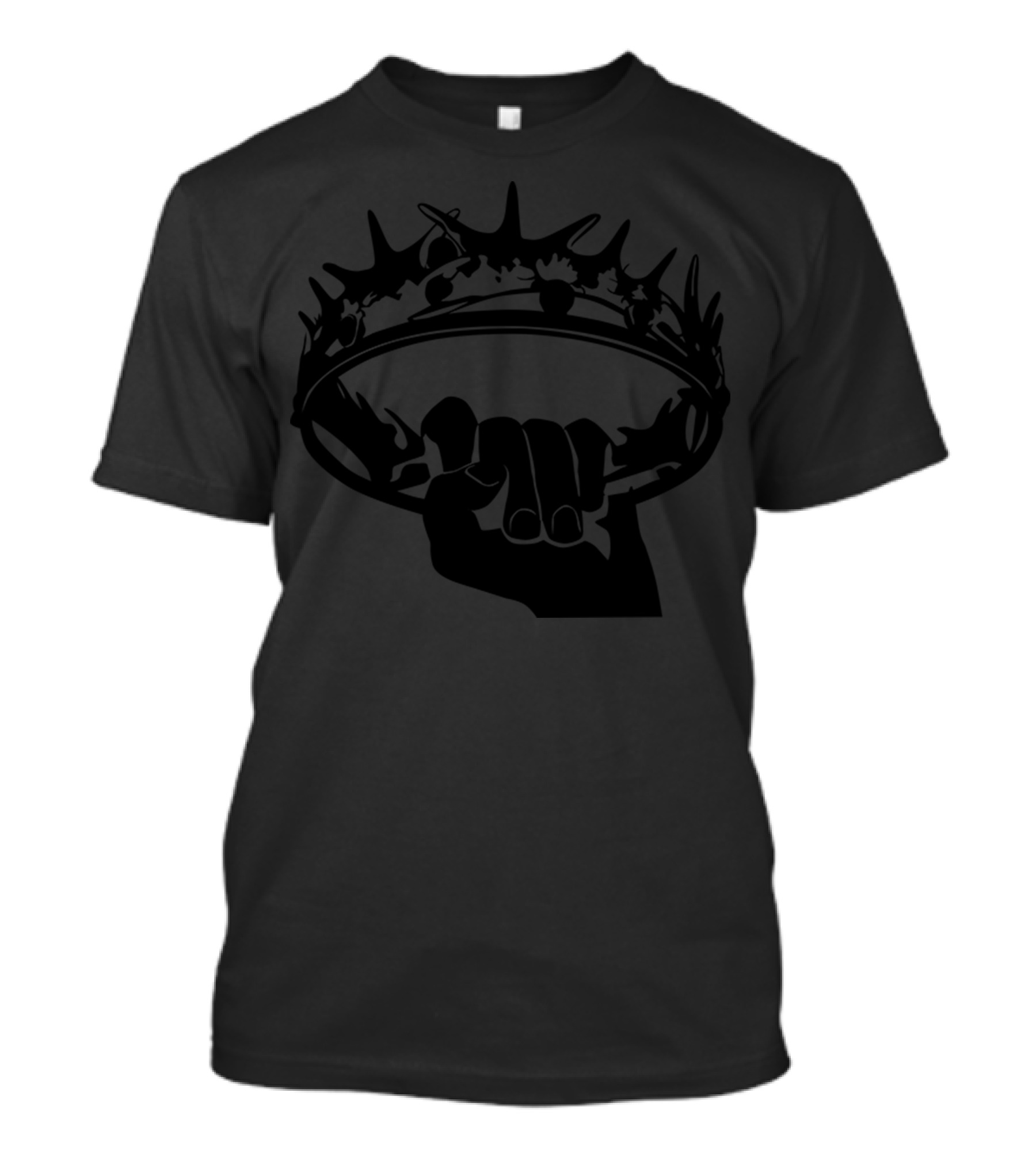Trhones Hand Holding Crown T-Shirt