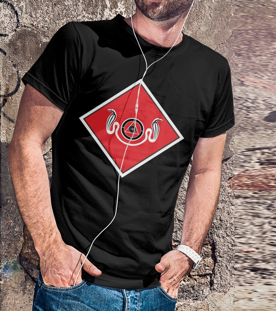Two Snakes Red Diamond T-Shirt