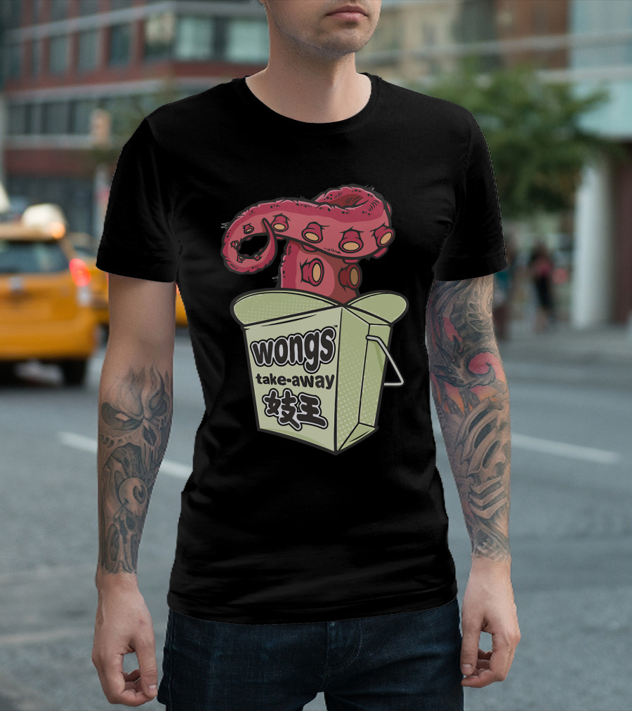 Wongs Take-Away Tentacle Box T-Shirt