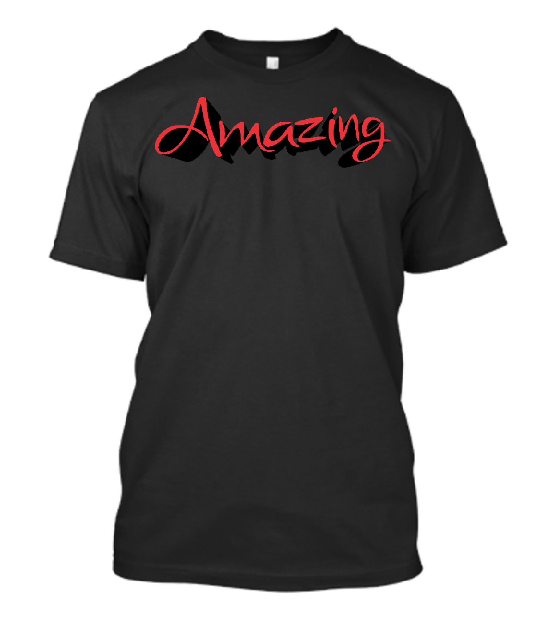 Amazing Red Script T-Shirt