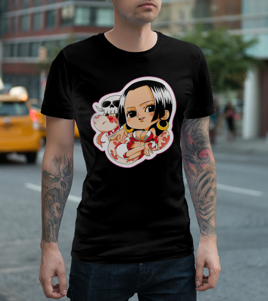 Boa Hancock Snake Empress Chibi Character T-Shirt