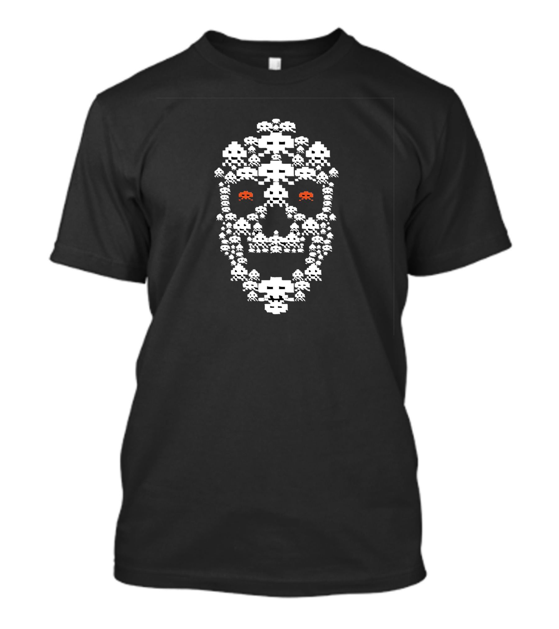 Space Invaders Skull Gaming T-Shirt